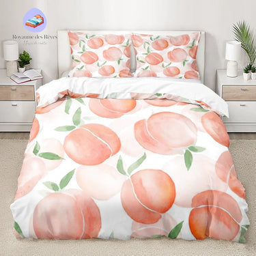 Housse de Couette Fruit Pêche